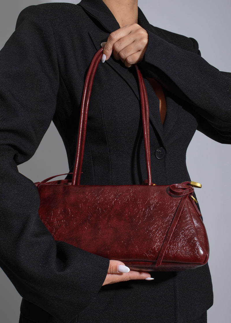 The Maren Soft-Frame Handbag Red