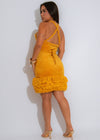 Bliss Swift Mini Dress Yellow