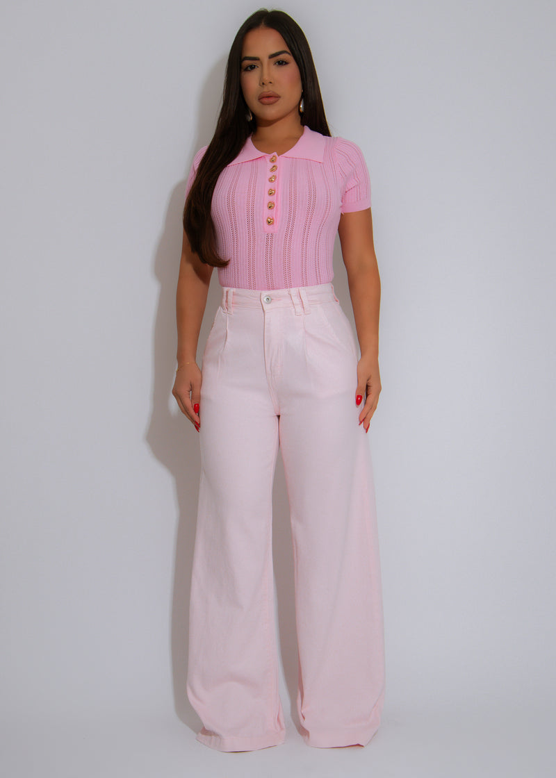 Signature Elegance Pant Pink