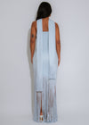 Endless Allure Fringes Maxi Dress Blue