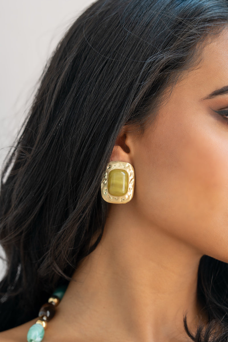 Everything To Me Earrings Green
