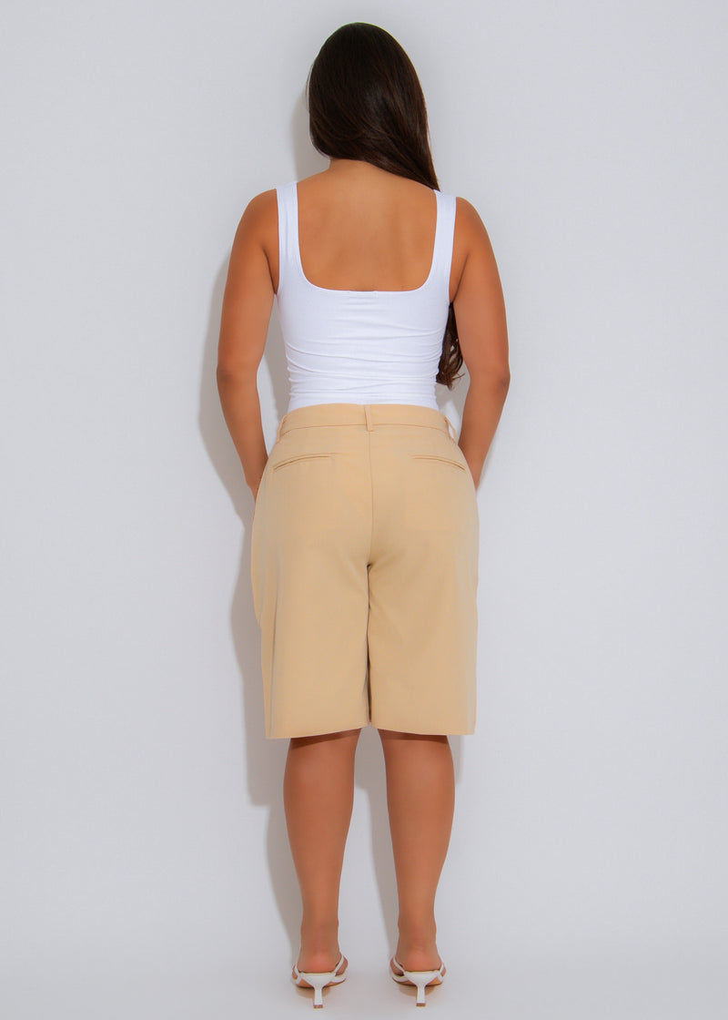Polished Ease Capri Nude