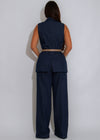 Boardroom Cool Pant Set Denim