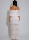 Sunseeker Knit Maxi Dress White