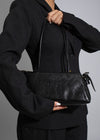 The Maren Soft-Frame Handbag Black
