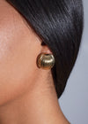 Nebula Whirl Earrings Gold