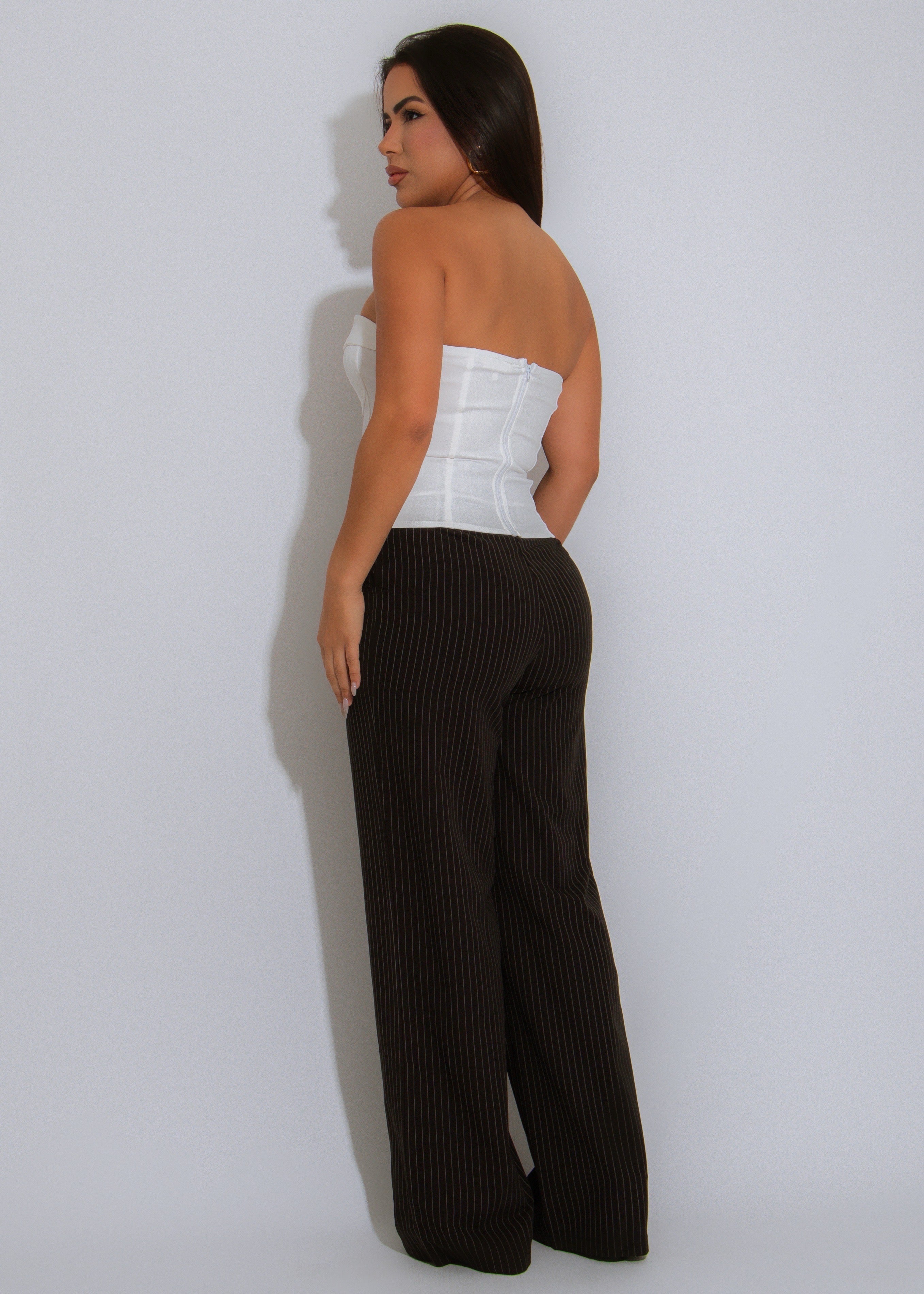The French Muse Long Top White