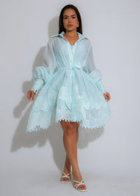 Spring Fling Structured Mini Dress Pink*
