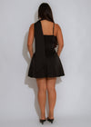 Like It Like That Satin Mini Dress Black