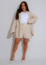 The Rowan Relaxed Short Set Nude
