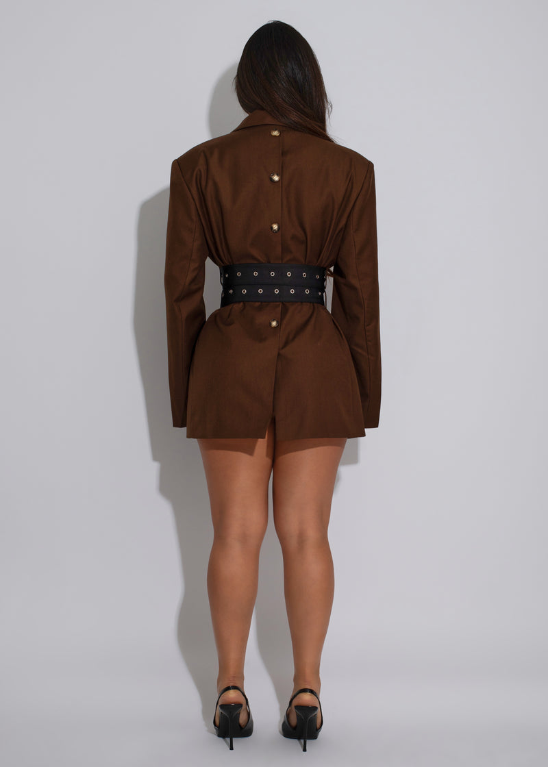 Vanguard Edge Blazer Brown