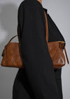 The Maren Soft-Frame Handbag Brown