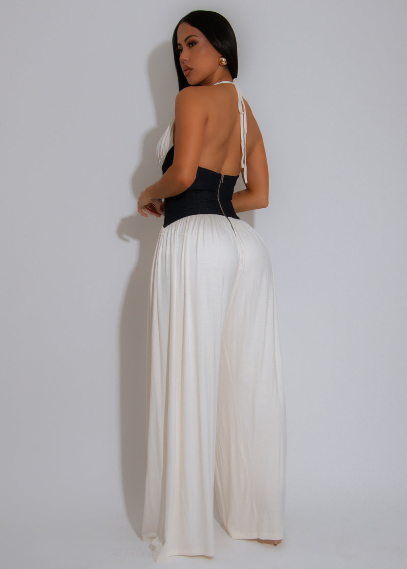 Monaco Nights Jumpsuit White