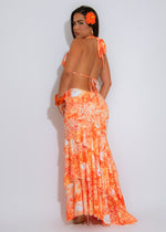 Heatwave Mirage Skirt Set Orange