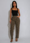 Fierce Streak Leopard Pant Brown
