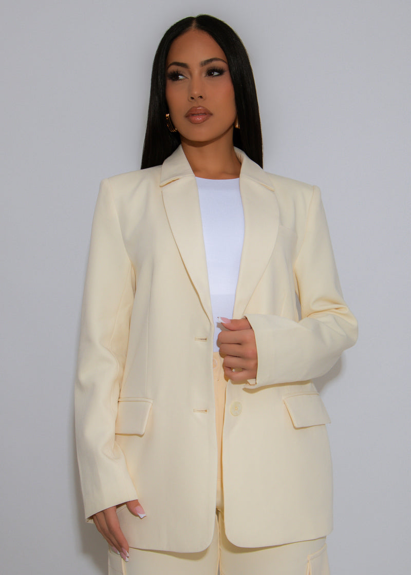 Manhattan Muse Blazer Yellow