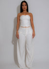 Off-Duty Muse Pant Set White