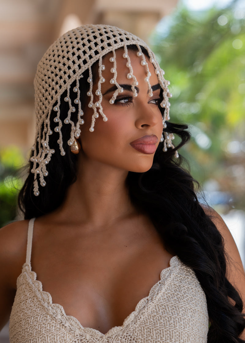 Eden After Midnight Crochet Maxi Dress Nude