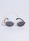  Chic black sunglasses with gradient lenses and durable, scratch-resistant construction