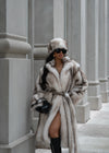 Luxe Instinct Faux Fur Coat White