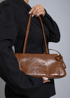 The Maren Soft-Frame Handbag Brown