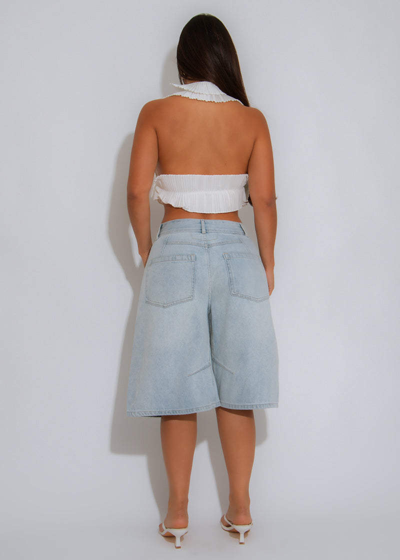 Streetlight Stroll Capri Light Denim