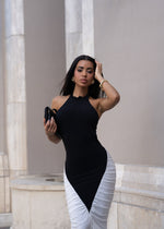 Sculpt Sequence Ruched Maxi Dress Black – Diva Boutique Online