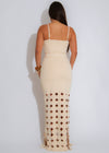 Chained Desire Maxi Dress Nude