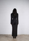 Executive Edge Blazer Maxi Dress Black