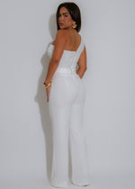 Sculpted Ease Pant Set White