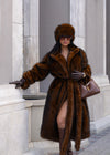 Luxe Instinct Faux Fur Coat Brown *PRE ORDER*