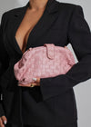 The Milan Woven Handbag Pink