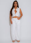 Iconic Layers Pant Set White