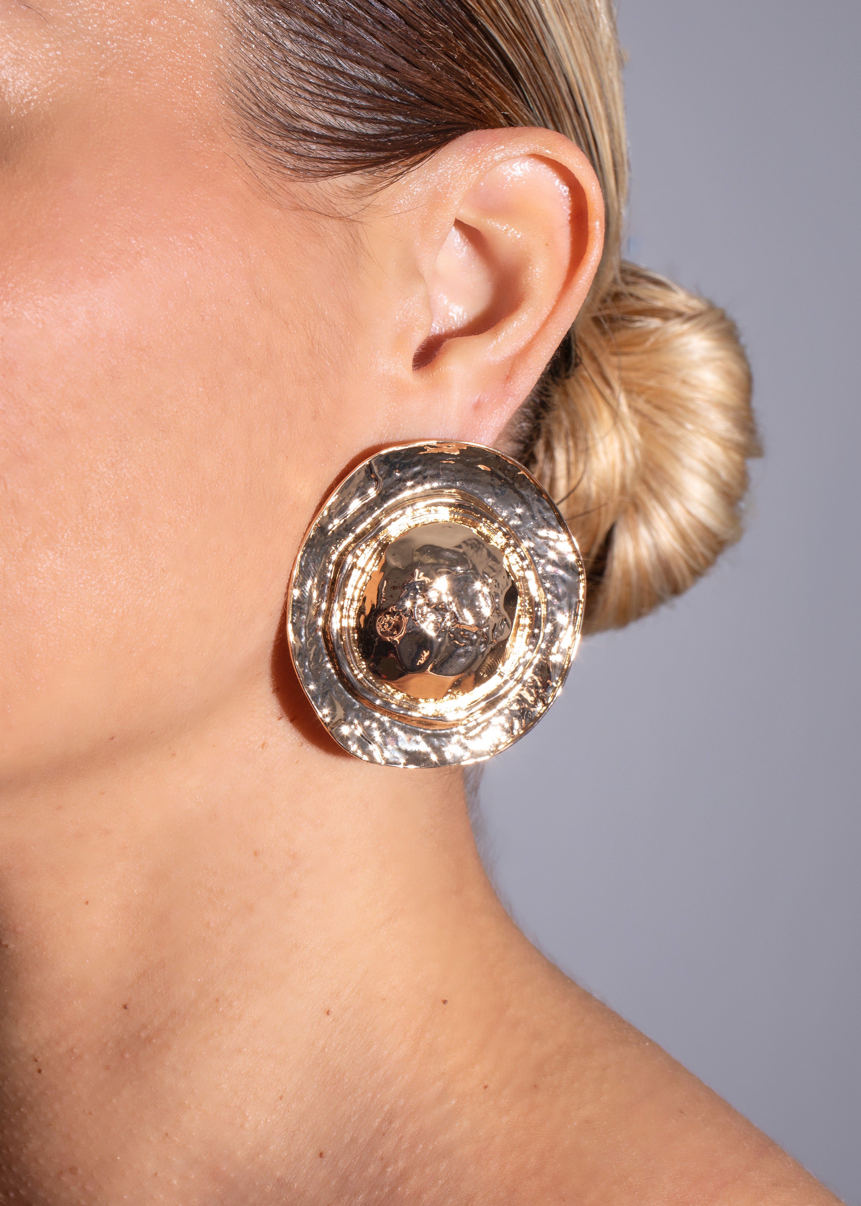 Celeste Orbit Earrings Gold