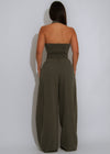 The Powerline Ruched Jumpsuit Green
