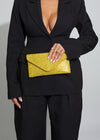 Midnight Gleam Clutch Yellow