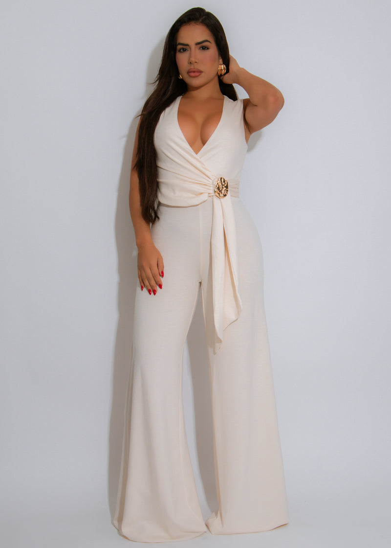 Soft Power Jumpsuit Nude