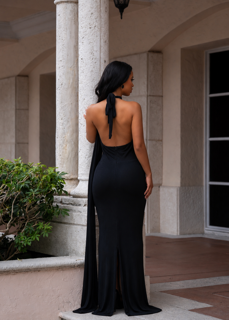 Dazzling Nights Maxi Dress Black