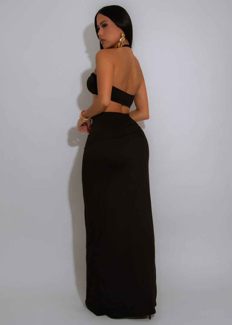 Stop Calling Maxi Dress Black