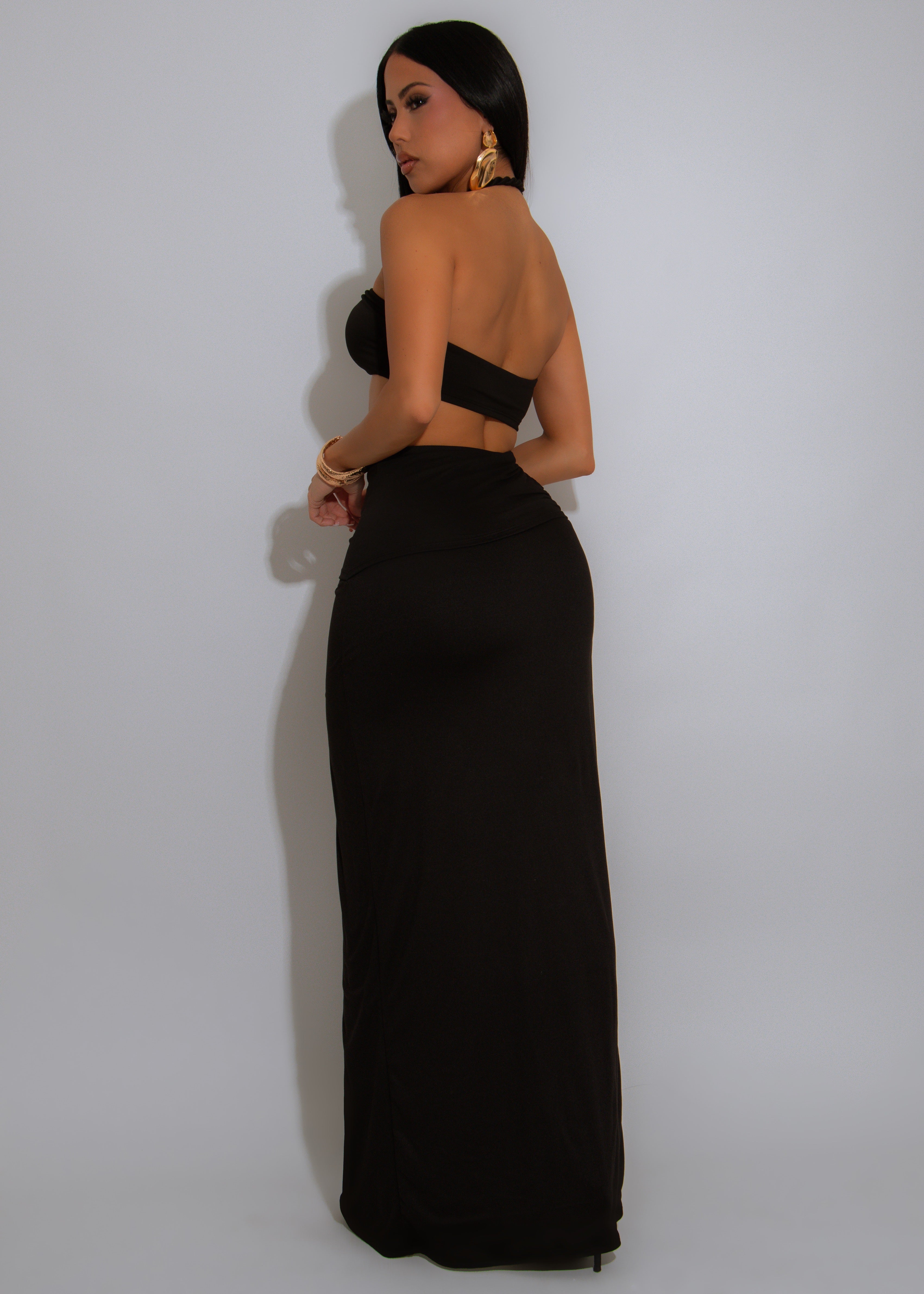 Stop Calling Maxi Dress Black