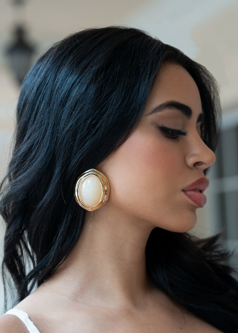 Relic of Desire Earrings Nude