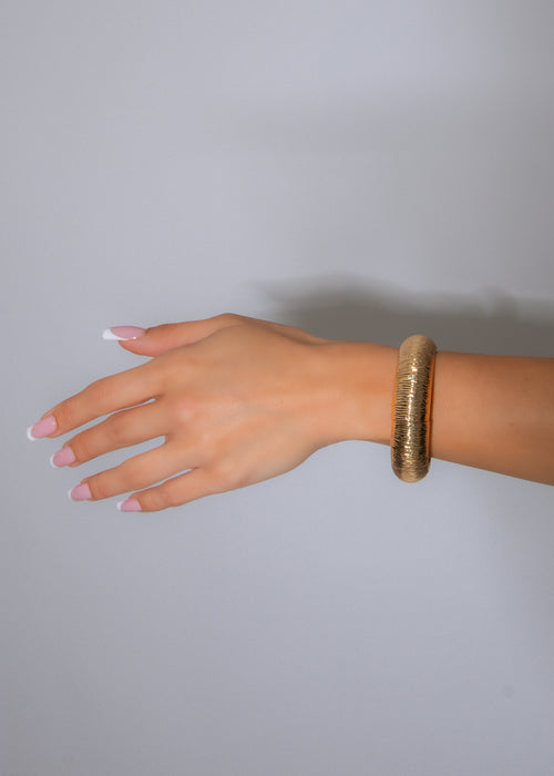 Solstice Band Bracelet Gold