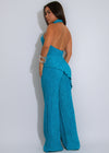 Azure Drift Pant Set Blue