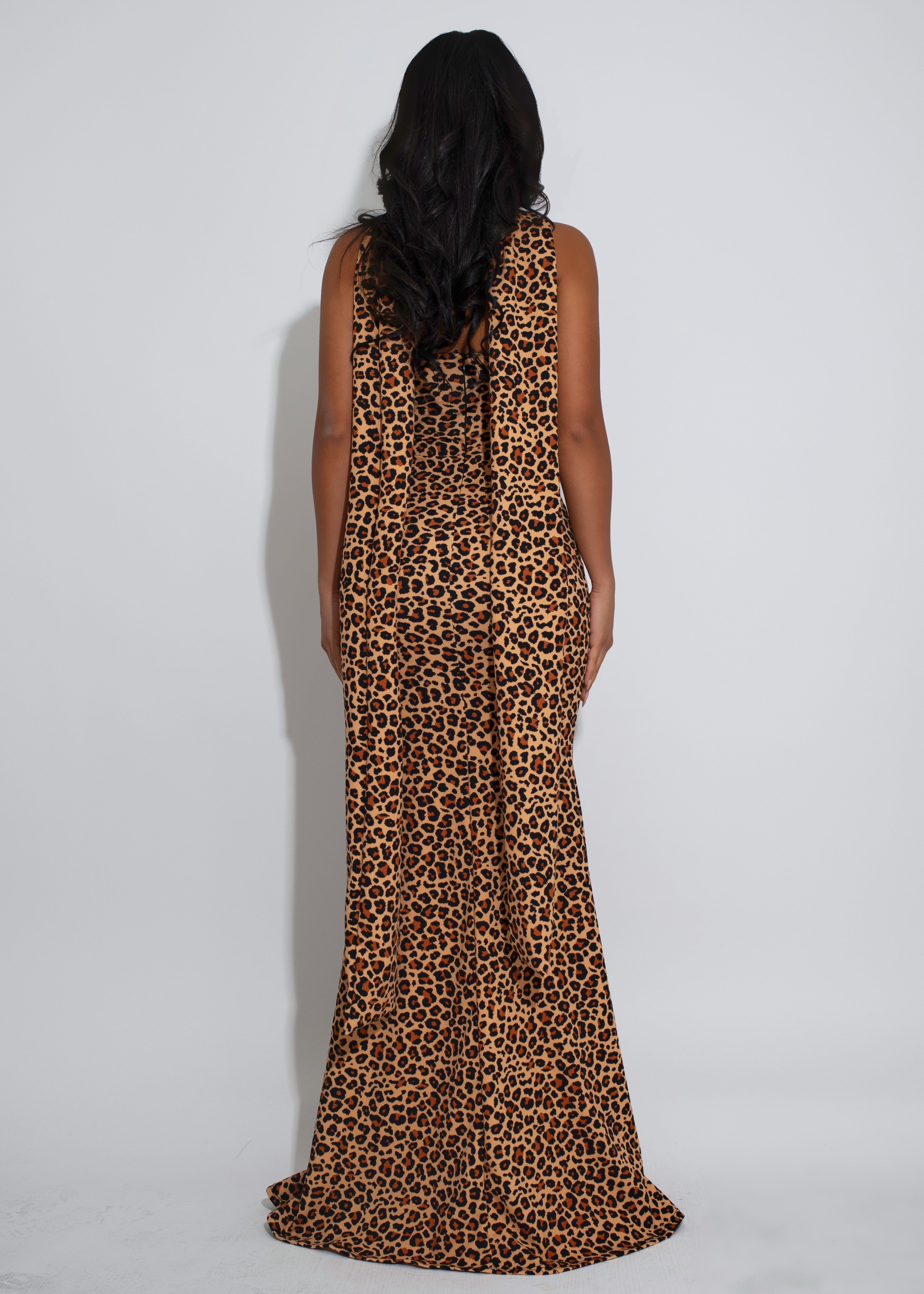 Contour Muse Maxi Dress Leopard