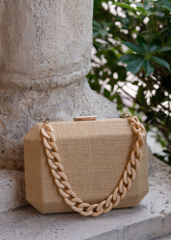 Côte Chic Clutch Nude