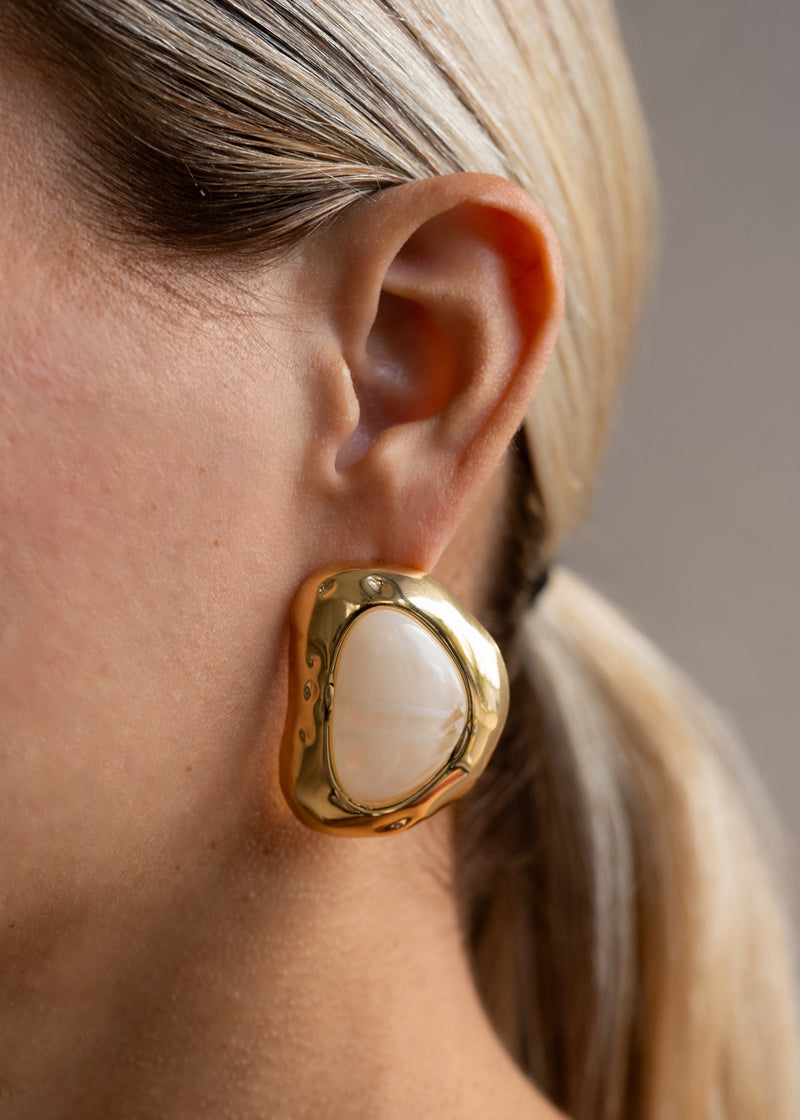 Forever Is Not Long Enough Earrings White