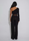 Haute Meridian Ruched Jumpsuit Black