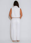 Iconic Layers Pant Set White