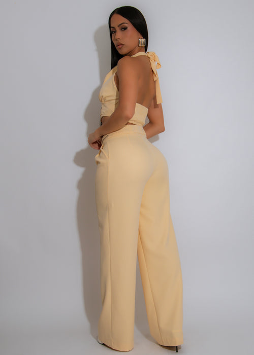 Voltage Mode Pant Set Yellow
