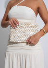Tidal Edit Mother of Pearl Clutch Nude